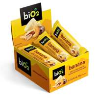 Barra de Castanhas e Frutas Nuts Banana com Chocolate Caixa com 12 Barras de 25g biO2 Barra de Castanhas e Frutas Nuts Banana com Chocolate Caixa com 12 Barras de 25g biO2