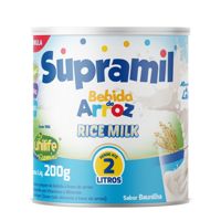Bebida de Arroz Rice Milk Kids Supramil Baunilha 200g Unilife