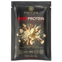 Beef Protein Banana com Canela Sachês 30g Essential Nutrition Beef Protein Banana com Canela Sachês 30g Essential Nutrition