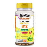 Bioviton Gummy Methyl B12 Morango 30 Gomas Unilife