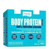 Equaliv Body Protein 100% Isolada Sabor Neutro Caixa com 30 Sachês de 15g Equaliv Body Protein 100% Isolada Sabor Neutro Caixa com 30 Sachês de 15g