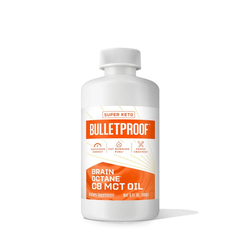MCT C8オイル Bulletproof バレットプルーフ ブレインオクタン Brain Octane®中鎖脂肪酸トリグリセリドオイル、オリジナル、414ml（14
