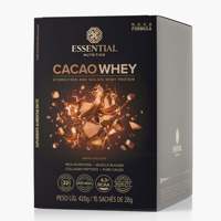 Cacao Whey Chocolate Box com 15 Sachês de 28g Essential Nutrition