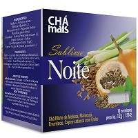 Chá Sublime Noite Sabor Misto 10 Sachês CháMais
