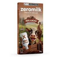 Chocolate sem Lactose 40% Cacau 70g Zeromilk