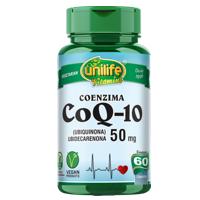 Coenzima CoQ-10 Ubiquinona 50mg 60 Cápsulas Unilife Coenzima CoQ-10 Ubiquinona 50mg 60 Cápsulas Unilife