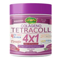 Colágeno Tetracoll 4x1 Morango 300g Unilife Colágeno Tetracoll 4x1 Morango 300g Unilife