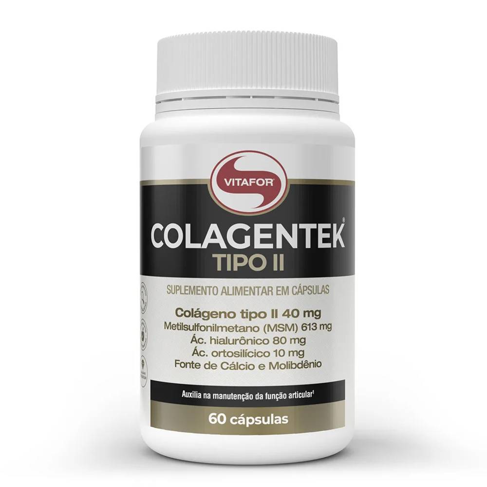 COLÁGENO TIPO II + CURCUMA + ÁCIDO HIALURÔNICO + VITAMINA D3 + MSM