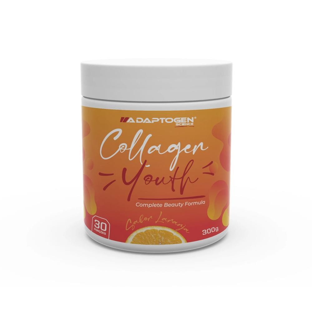 Colágeno Collagen Youth Laranja 300g Adaptogen Science UniNatural