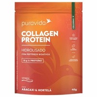 Collagen Protein Abacaxi e Hortelã Sachê 40g Puravida Collagen Protein Abacaxi e Hortelã Sachê 40g Puravida