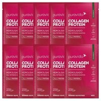 Collagen Protein Berries Silvestres Box com 10 Sachês de 40g Puravida Collagen Protein Berries Silvestres Box com 10 Sachês de 40g Puravida