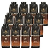 Collagen Pept Protein Chocolate Belga Pack com 12Un de 250ml Essential Nutrition