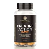 Creatine Action Gummy Laranja 60 Gomas Essential Nutrition