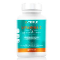 C-Triple Vitamina C 1g com Vitamina D + Zinco 30 Comprimidos Divina Pharma