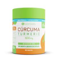 Cúrcuma Turmeric 600mg 30 Cápsulas Bioroots Cúrcuma Turmeric 600mg 30 Cápsulas Bioroots