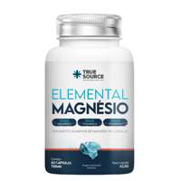 Elemental Magnésio 60 Cápsulas True Source Elemental Magnésio 60 Cápsulas True Source
