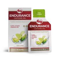 Endurance Caffeine Gel Limão Caixa com 12 Sachês 30g Vitafor Endurance Caffeine Gel Limão Caixa com 12 Sachês 30g Vitafor