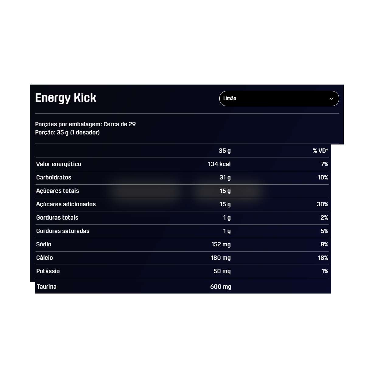 Energy Kick Limão 1kg Dux :: UniNatural