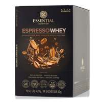 Espresso Whey Café Box com 14 Sachês de 30g Essential Nutrition Espresso Whey Café Box com 14 Sachês de 30g Essential Nutrition