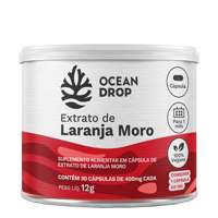 Extrato de Laranja Moro 30 Cápsulas Ocean Drop