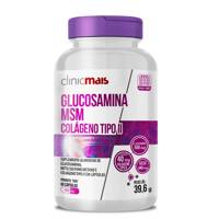 Glucosamina + MSM + Colágeno Tipo II 60 Cápsulas ClinicMais