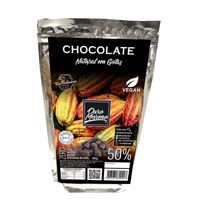 Gotas de Chocolate Orgânico 50% Cacau 500g Ouro Moreno