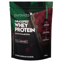 Whey Protein Grassfed Framboesa 450g Puravida