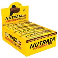 Barra de Proteína Whey Grego Bar Dulce de Leche e Brownie de Chocolate Caixa com 12UN de 40g Nutrata