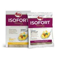 Isofort Beauty Abacaxi com Gengibre Caixa com 15 Sachês de 25g Vitafor Isofort Beauty Abacaxi com Gengibre Caixa com 15 Sachês de 25g Vitafor