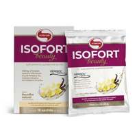 Whey Protein Isofort Beauty Baunilha Natural Caixa com 15 Sachês de 25g Vitafor