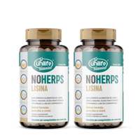 Lisina No Herps Laranja, Acerola e Romã Kit com 2UN 90 Comprimidos Unilife Lisina No Herps Laranja, Acerola e Romã Kit com 2UN 90 Comprimidos Unilife