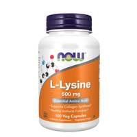 L-Lisina 500mg 100 Cápsulas Now Foods