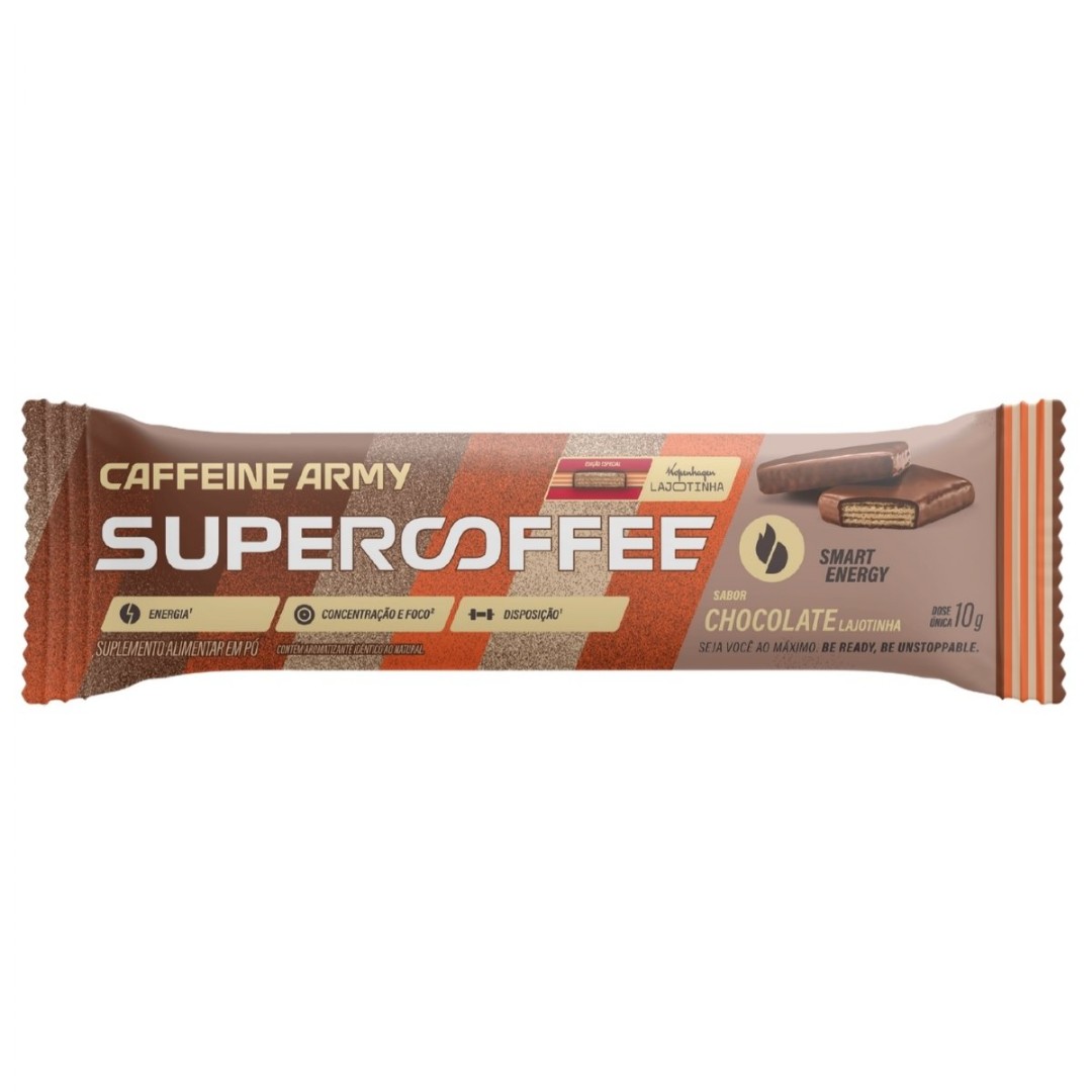 SACHE SUPERCOFFEE 10G LAJOTINHA CAFFEINE ARMY