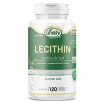 Lecitina de Soja Lecithin 120 Cápsulas Unilife Lecitina de Soja Lecithin 120 Cápsulas Unilife