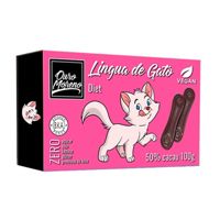 Chocolate Língua de Gato Puro 50% Cacau Diet 100g Ouro Moreno