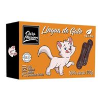 Chocolate Língua de Gato Puro 50% Cacau 100g Ouro Moreno