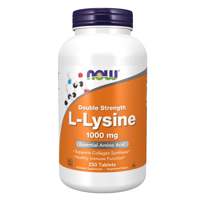 L-Lisina 1000mg 250 Tabletes Now Foods