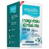 Equaliv Magnésio Dimalato 650mg 60 Cápsulas Equaliv Magnésio Dimalato 650mg 60 Cápsulas