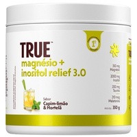 Magnésio Inositol Relief 3.0 Capim-Limão, Hortelã e Erva Doce 350g True Source Magnésio Inositol Relief 3.0 Capim-Limão, Hortelã e Erva Doce 350g True Source