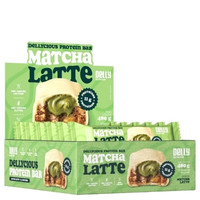 Barra de Proteína Delly Energy Bar Matcha Latte Caixa com 12Un de 45g Delly Nutrition