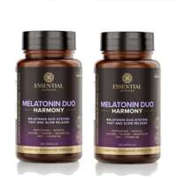 Melatonin Duo Harmony Kit com 2UN de 120 Cápsulas Essential Nutrition Melatonin Duo Harmony Kit com 2UN de 120 Cápsulas Essential Nutrition