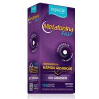 Equaliv Melatonina Fast Menta 120 Comprimidos Sublinguais Equaliv Melatonina Fast Menta 120 Comprimidos Sublinguais