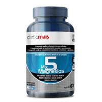 Mix 5 Magnésio 90 Cápsulas ClinicMais