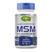 MSM Metil Sulfonil Metano 60 Cápsulas Unilife