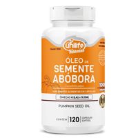 Óleo de Semente de Abóbora 120 Cápsulas Unilife