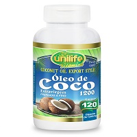 Óleo de Coco 120 Cápsulas Unilife