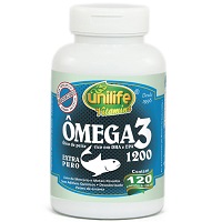 Ômega 3 Oleo de Peixe 1200mg 120 Cápsulas Unilife