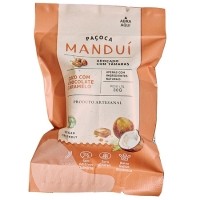 Paçoca Coco com Chocolate Caramelo 30g Manduí
