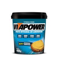 Pasta de Amendoim Integral Tradicional 450g Vitapower