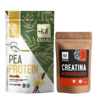 Kit Pea Protein Baunilha 600g + Creatina Monohidratada 300g Rakkau Kit Pea Protein Baunilha 600g + Creatina Monohidratada 300g Rakkau